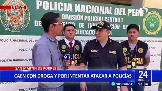 PNP captura a microcomercializadores de droga en San Martín de Porres