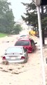 Floodwaters Sweep Car Away in Reading, Pennsylvania