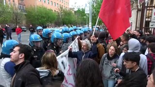 صدامات بين طلبة والشرطة الإيطالية احتجاجا على اتفاقيات تعاون بين جامعتهم وإسرائيل