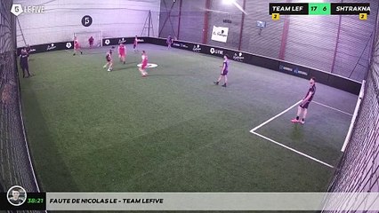 Faute de NICOLAS LE - TEAM LEFIVE