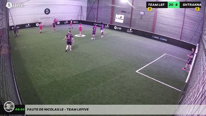 Faute de NICOLAS LE - TEAM LEFIVE