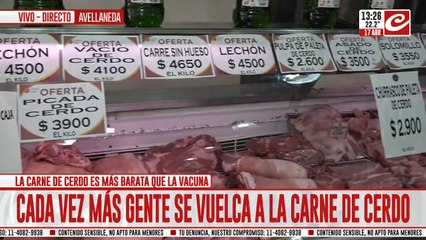 La caída en el consumo de la carne se siente en los comercios