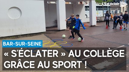 « S’éclater » au collège  grâce au sport à Bar-sur-Seine