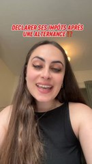 Déclarer ses impôts après une alternance !