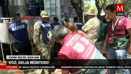 "Encontramos compuestos de petróleo": Delia Cruz con respecto al agua contaminada en CdMx