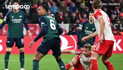 Download Video: Hasil Liga Champions: Menang Tipis 1-0 Atas Arsenal, Bayern Munchen Lolos ke Semifinal