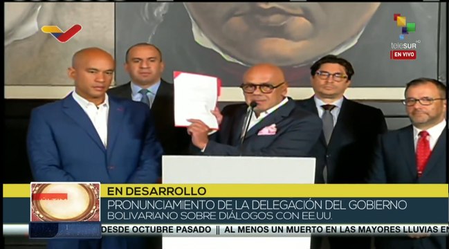 Pdte. de la A.N. de Venezuela: Las sanciones de EE.UU. hacia el país nunca debieron imponerse