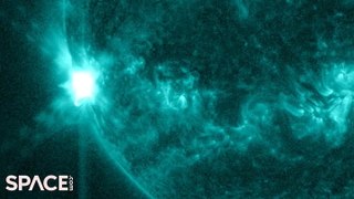 Powerful X1.1 Solar Flare Sunspot