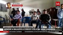 En Oaxaca, grupo armado arremete contra convoy policial; hay 3 heridos