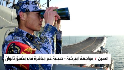 مواجهة جوية صينية أميركية غير مباشرة في سماء مضيق تايوان