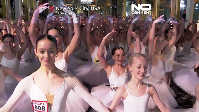 تحطيم الرقم القياسي العالمي لأكبر تجمع عدد من راقصي الباليه في نيويورك