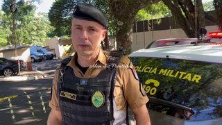 Policiais Militares Recuperam Televisão Roubada no Centro de Foz do Iguaçu