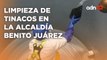 Inician los trabajos de limpieza de tinacos en la alcaldía Benito Juárez ante el problema del agua