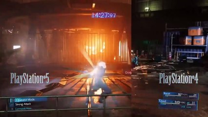 Final Fantasy VII Remake - Tráiler Comparativa de Gráficas