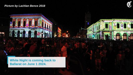 Exciting Preview of White Night 2024 in Ballarat ✨