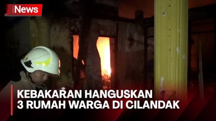 3 Rumah Warga di Cilandak Jakarta Selatan Terbakar, Diduga Akibat Korsleting Listrik