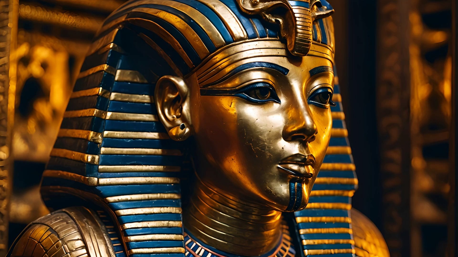 ⁣treasures of Pharaoh Tutankhamun, 8k