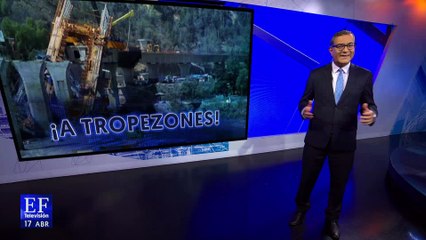 Cae lanzadora de trabes de más de 800 toneladas en el Tren Interurbano