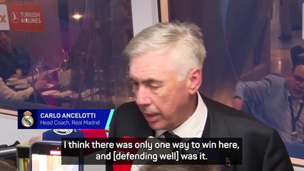 Ancelotti claims Real's defending was the 'only way to keep alive'