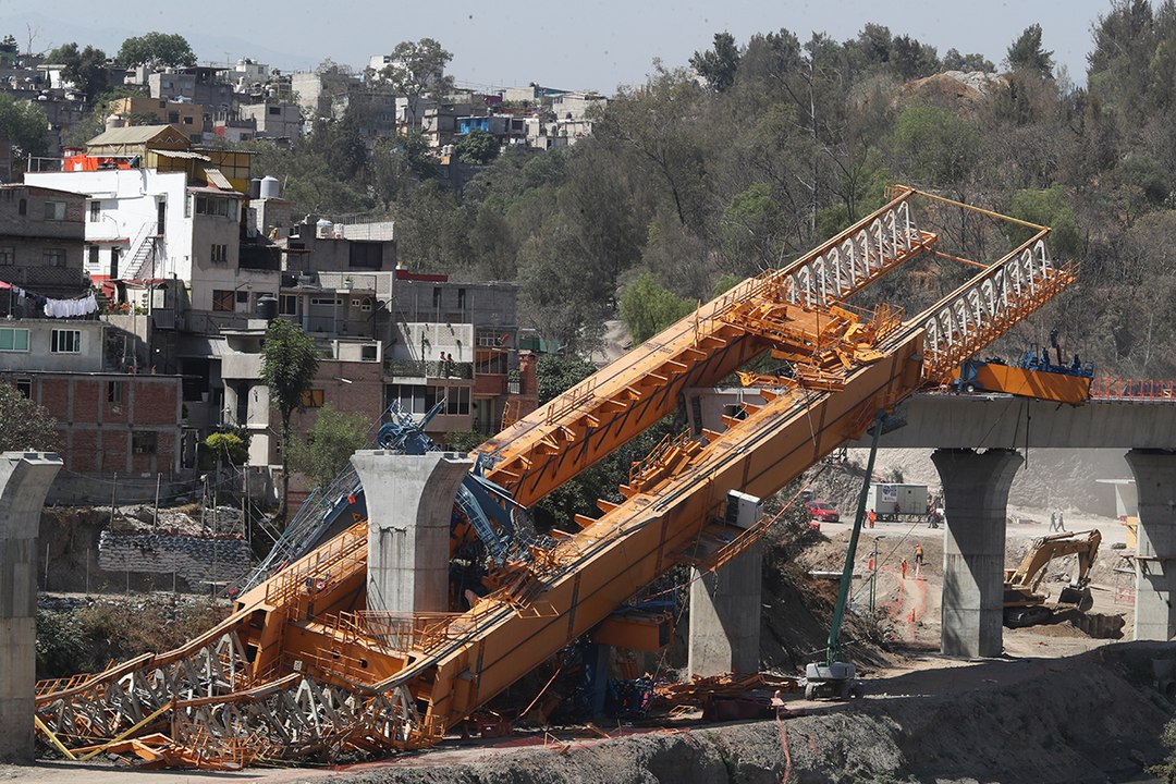 Habrá dos peritajes por caída de maquinaria de obra del Tren Interurbano