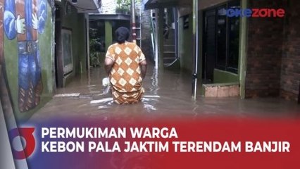 Potret Permukiman Warga Kebon Pala Jakarta Timur yang Terendam Banjir
