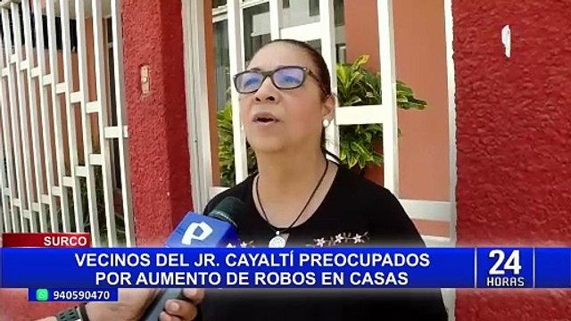 Delincuentes aprovechan falta de patrullaje para robar en casas de Surco