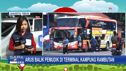 Pantauan Arus Balik Lebaran di Terminal Kampung Rambutan