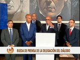 Delegación del Diálogo rechaza las medidas intervencionistas de EE.UU. contra Venezuela