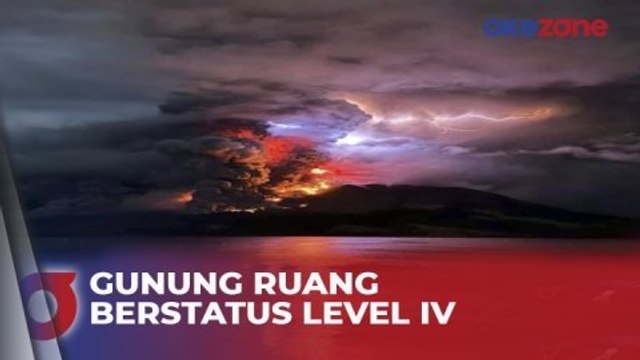 Gunung Ruang di Sulawesi Utara Meletus, Status Naik Jadi Awas