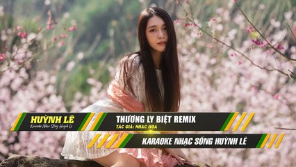 Thương Biệt Ly Karaoke Tone Nữ Remix | Nhạc hoa lời việt