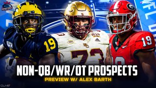 LIVE Patriots Daily: Non-QB/WR/OT Prospect Preview and Mock Draft w/ Alex Barth