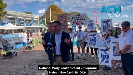 David Littleproud Nelson Bay April 18 2024