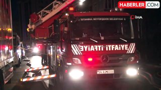 Maltepe'de korkutan iş yeri yangını: Restoran alev alev yandı
