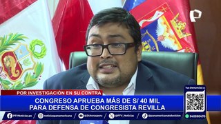Congreso pagará S/ 40 mil para defensa legal de César Revilla