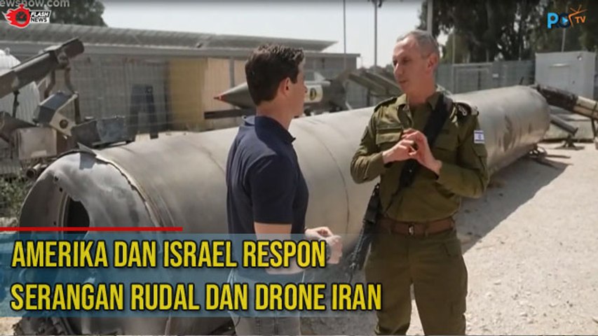 Amerika dan Israel merespon serangan iran ke israel