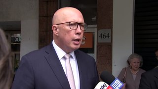 Opposition leader Peter Dutton responds to Bondi stabbings