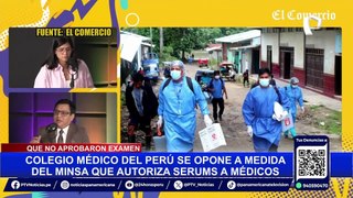 Minsa: 50% de médicos que atienden en hospitales del Perú desaprobó examen nacional