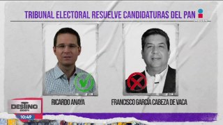 TEPJF bloquea candidatura de Cabeza de Vaca y aprueba la de Ricardo Anaya