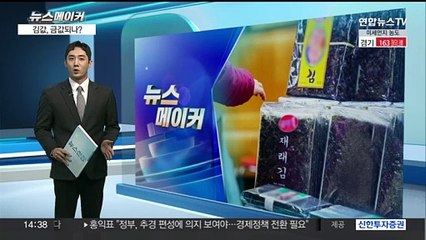 [뉴스메이커] 김 가격 줄줄이 인상…김값, 금값되나?