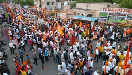 रामजी की निकली सवारी... जय श्रीराम से गूंज उठा शहर