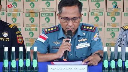 TOP! TNI AL Berhasil Gagalkan Penyelundupan Minyak Kemiri Ilegal di Perairan Sebatik Indonesia