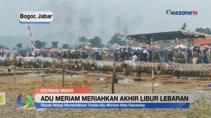 Adu Meriam Meriahkan Libur Lebaran di Bogor