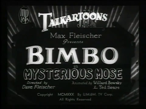 Betty Boop - 1930 - Mysterious Mose - Fleischer Studios -