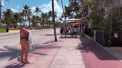 Miami Beach Florida 4K Ocean Drive Walking Tour