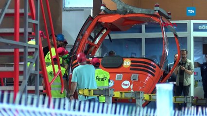 Antalya'da teleferik faciası: 36 kabin, 5 gün sonra yere indirildi