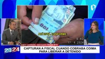 Andy Carrión sobre fiscal detenido por cobrar coima: “El delito de cohecho tiene hasta 8 años de cárcel”