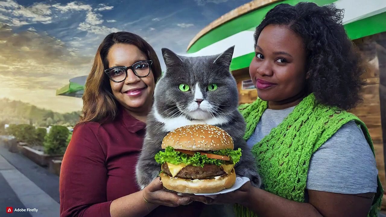 Fat Cat Eats Earth  || Cat's Meow #cat #aicat #aicat7 #catai #trending #viral #catvideo