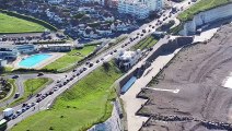 Traffic on the A259 between Rottingdean and Peacehaven