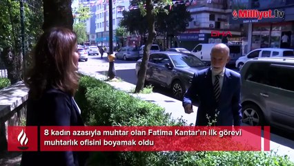 4 erkek adaya karşı 8 kadın azasıyla muhtar seçildi! Mazbatasını aldı, ilk işi bu oldu