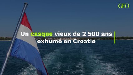 En Croatie, des archéologues exhument un rare casque de guerrier vieux de 2 500 ans